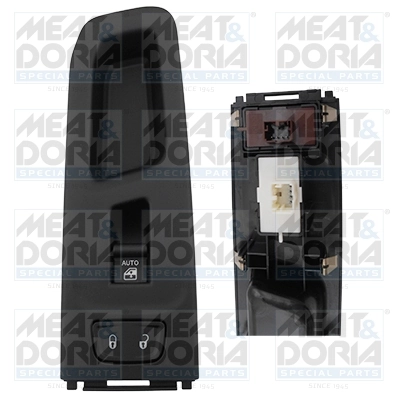 Switch, window regulator